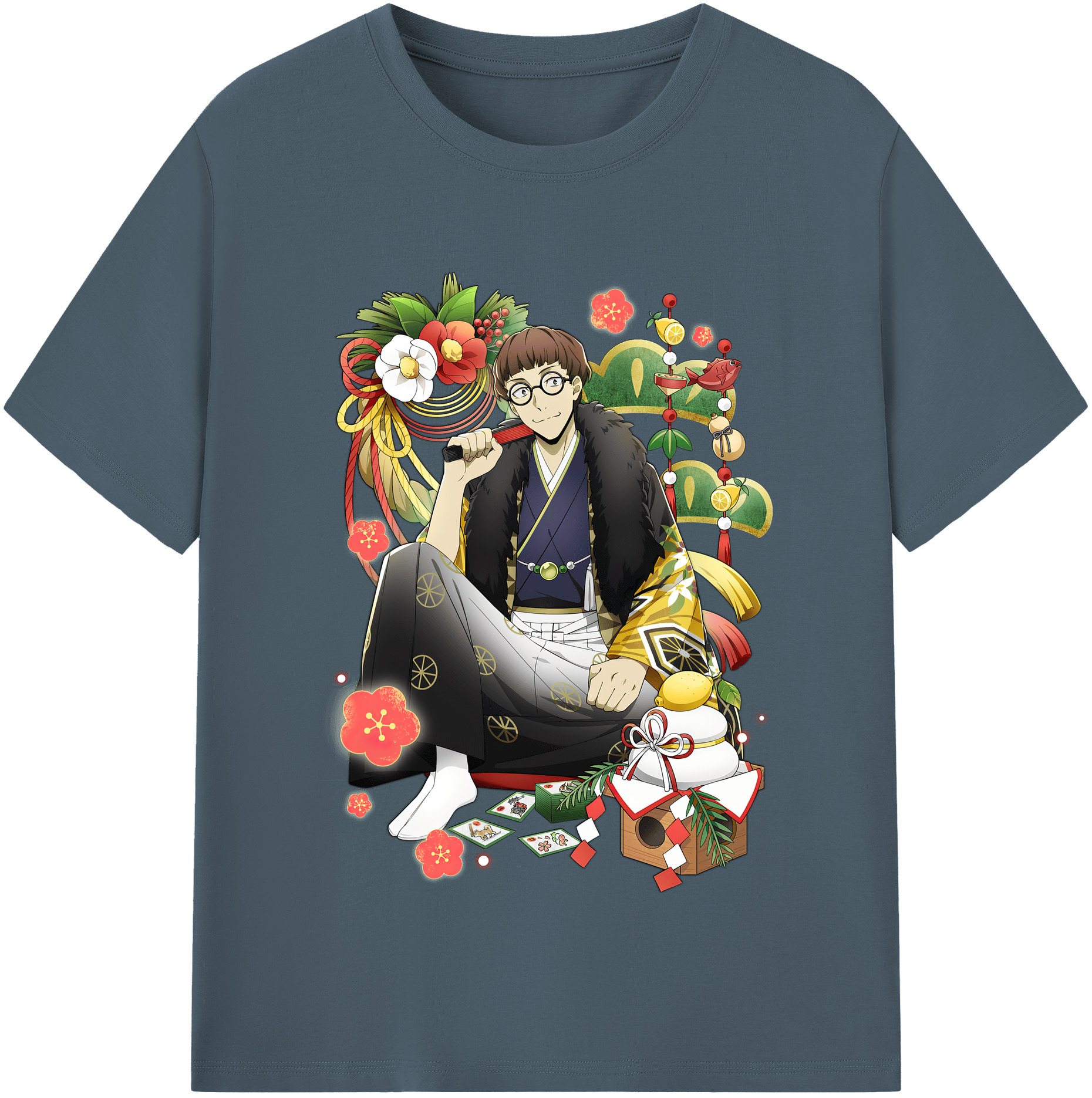 （画像用） 文豪ストレイドッグス Bungo Stray Dogs 綿100％半袖Tシャツ（フロントプリント）